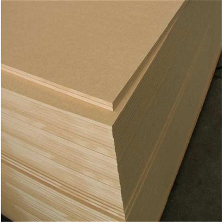 18mm Raw Plain MDF HDF Melamine MDF for Kitchen Cabinet Laminated Board