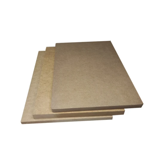 1220*2440mm 1830*2440mm 2mm à 40mm MDF face laminée en mélamine de différentes tailles pour le marché du Chili Mexique Colombie