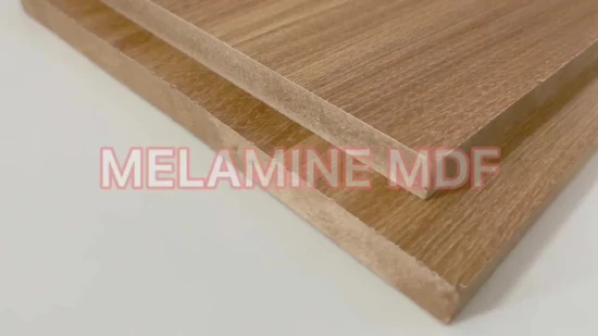 Meilleur prix Panneau MDF en mélamine haute brillance, panneau MDF de 18mm d'épaisseur,