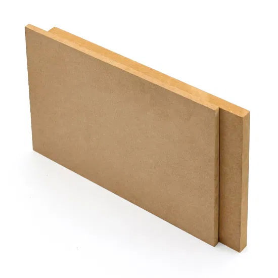 Prix ​​de gros MDF laminé Borad épaisseur 2 mm panneau de meubles MDF mince